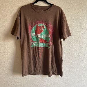 Vintage Brown Graphic Band Tee